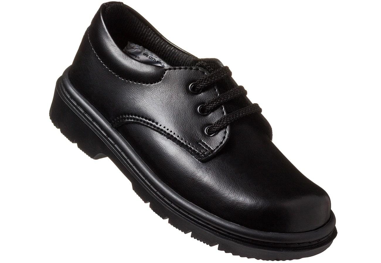 Boys School Shoe Black Single 