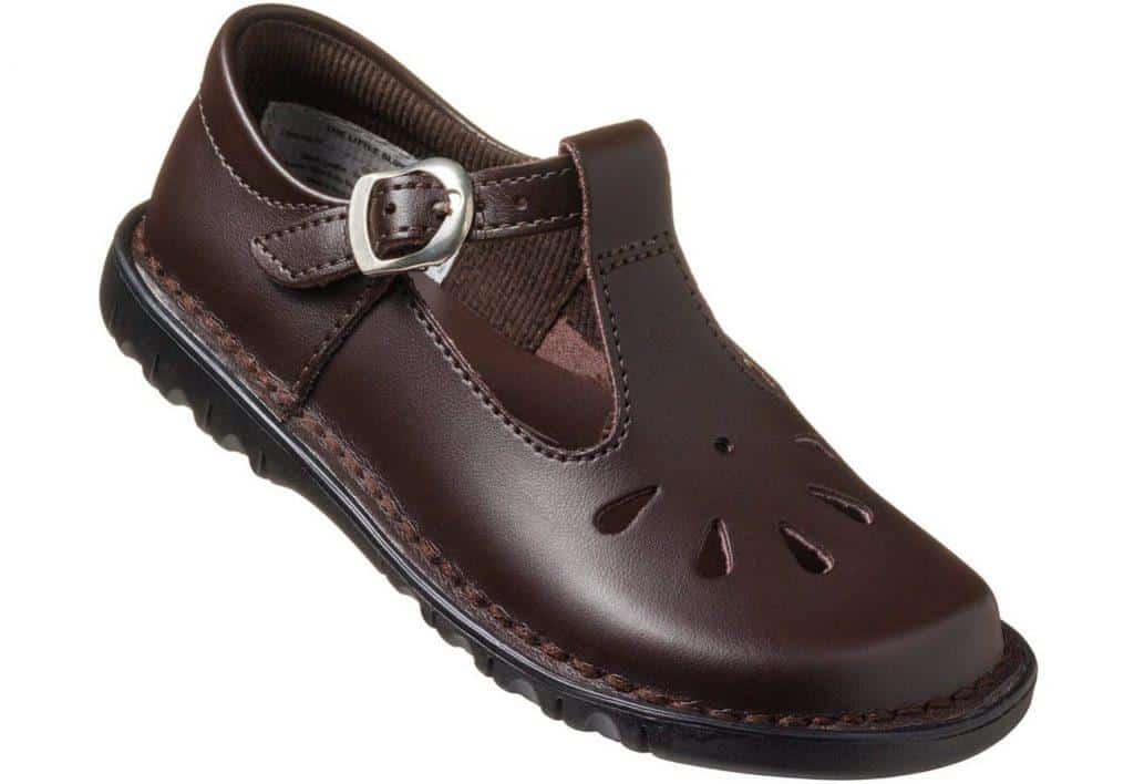 Brown T-Bar School Shoe Size 6-8 – The Little Slipper Company