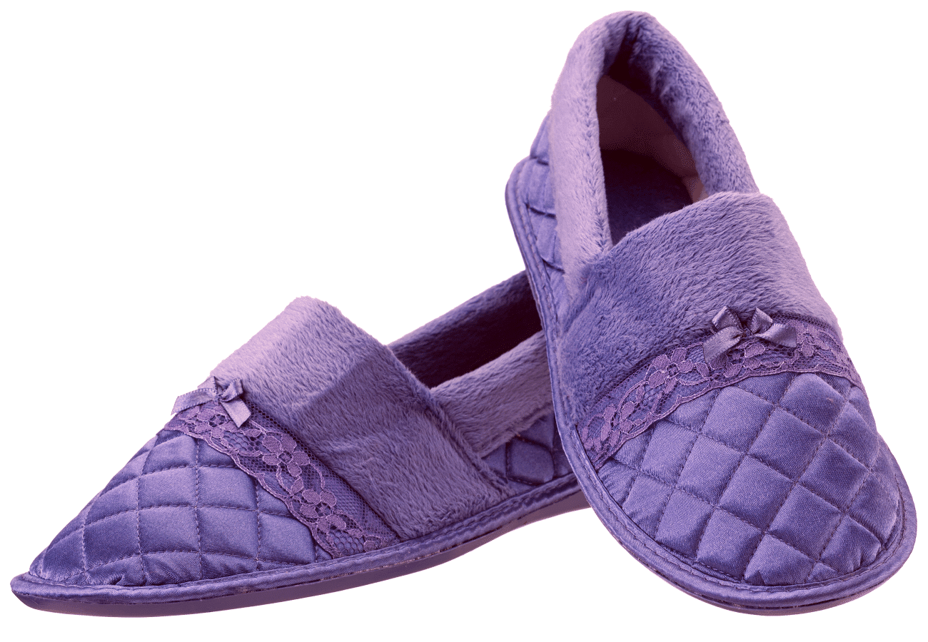 womens closed back slippers