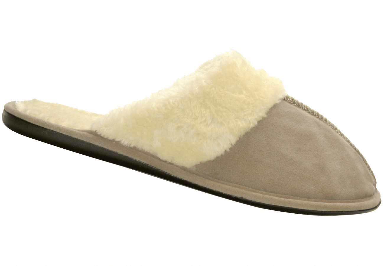 Men’s Sherpa Mule Khaki – The Little Slipper Company