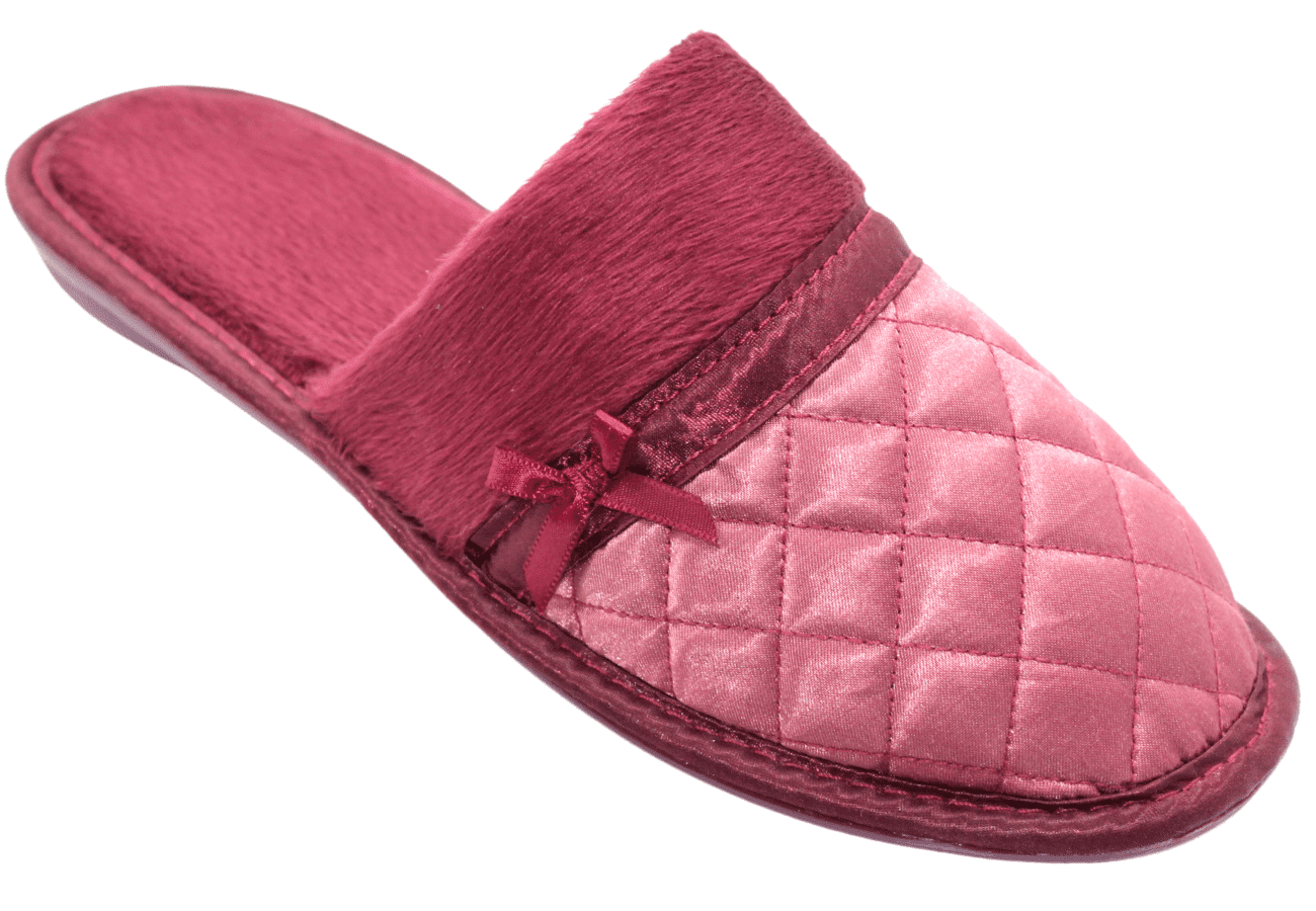 Satin Ribbon Quilted Satin Wine & Rust