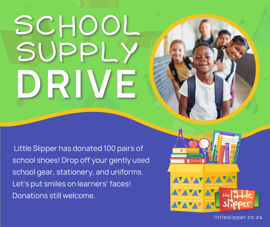 School supply drive (210 x 297 mm)