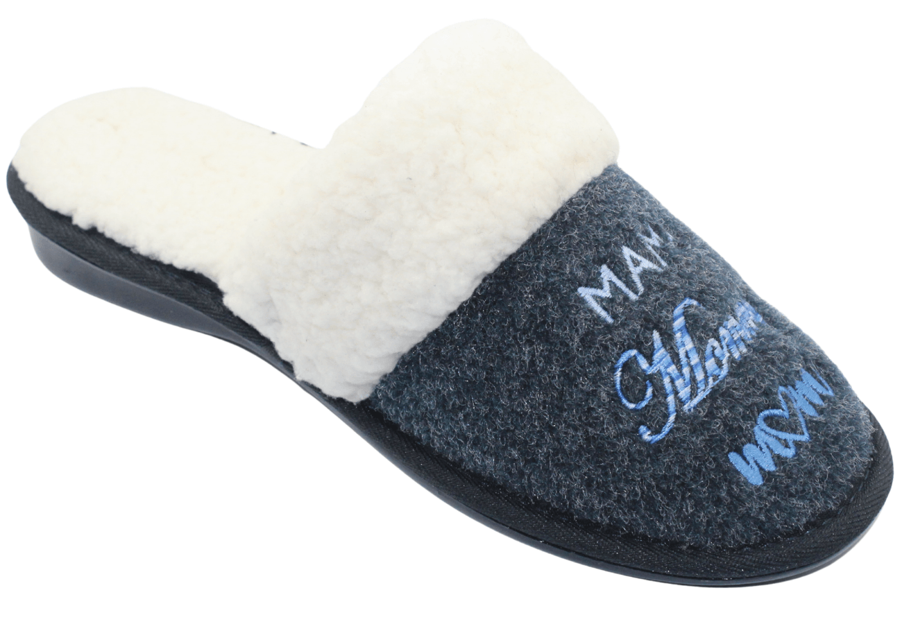 Ladies Embroidered Mother Closed Toe